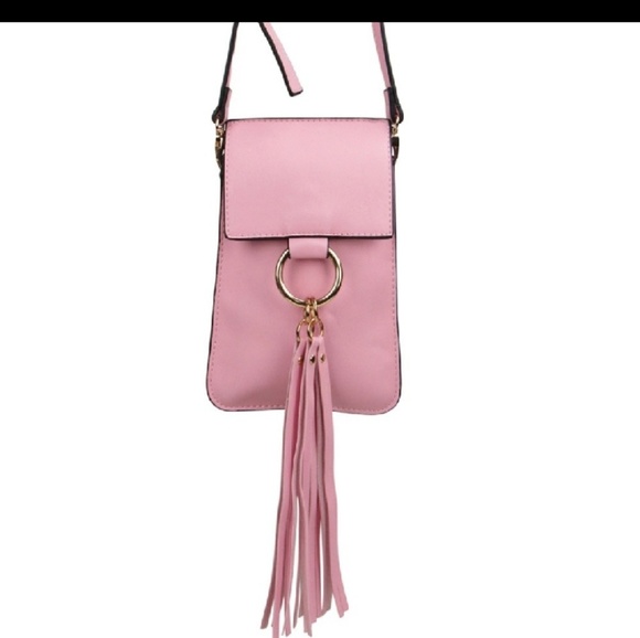 Cell Phone Fringe Tassel Crossbody_B - Picture 6 of 7